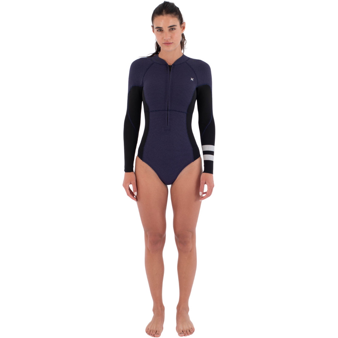 2026 Hurley Dames Air Texture 2/2mm Voorkant Ritssluiting Lentepak WSS0013242 - Vintage Iris